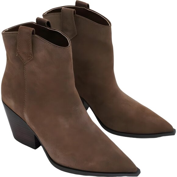 Kenneth Cole Kara Pointed Toe Ankle Boots Cocoa - Women's US 9.5 - Picture 4 of 6